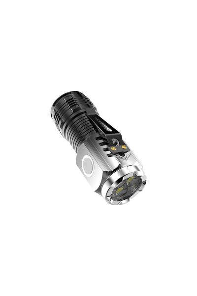 FONIX Lanterna LED cu 3 LED-uri, Comando Tech, Funcție magnetică și Suport de...