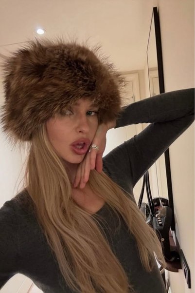 keisy Kadın Rus Kalpak Peluş Puffy Şapka