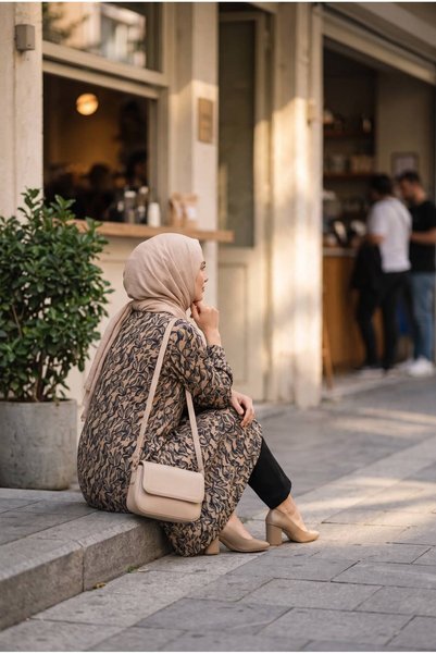 İsra deselin tunikli pantolonlu alt-üst takım