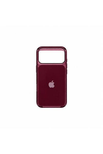 DUKKANCASE Burgundy Transparent Magsafe Phone Case Dk591 iPhone 17 Pro