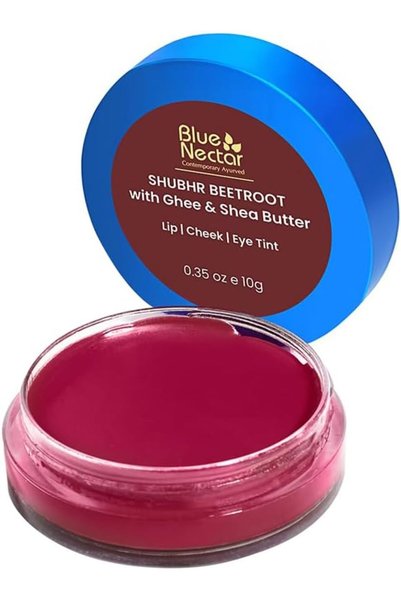 Blue Nectar بلسم شفاه ملون بلون النبيذ العميق |   مرطب شفاه طبيعي من الشمندر ...