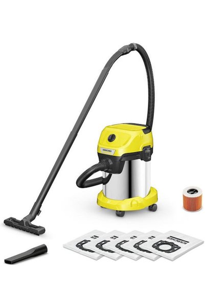 Karcher WD3 S V-17 4 20 Ηλεκτρική σκούπα υγρών και στερεών 1000W με δοχείο απ...