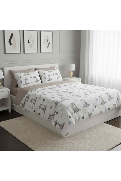 Ralex Ranforce Cotton Pro 100% Cotton Cotton Linen, King Size, 6 Pieces Kitte...