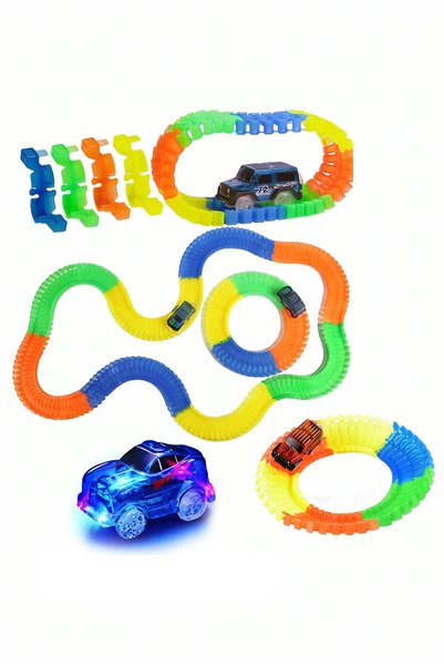 Feyza Oyuncak | 384 Parça Magic Tracks Yol Oyun Seti | 3+ Yaş | 1 Set (2 Arab...