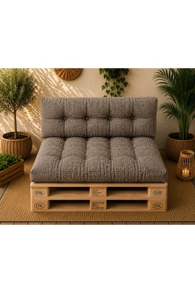 Ralex Σετ μαξιλαριών κήπου  "Pallet Soft Seating " 80x120 εκ. Καφέ (13)