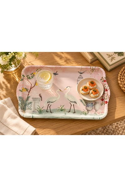 Easy Life Collection's Melamin Kulplu Tepsi - 33 x 22 cm