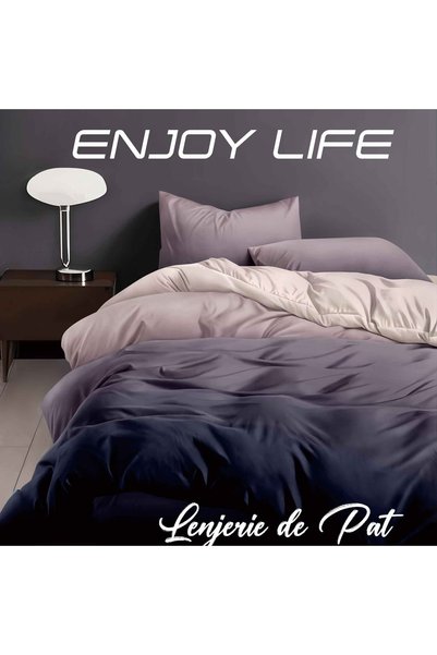 Ralex Finet Enjoy Life bed linen 6 pieces, Bed Sheet sheet 240x260 cm, Duvet ...