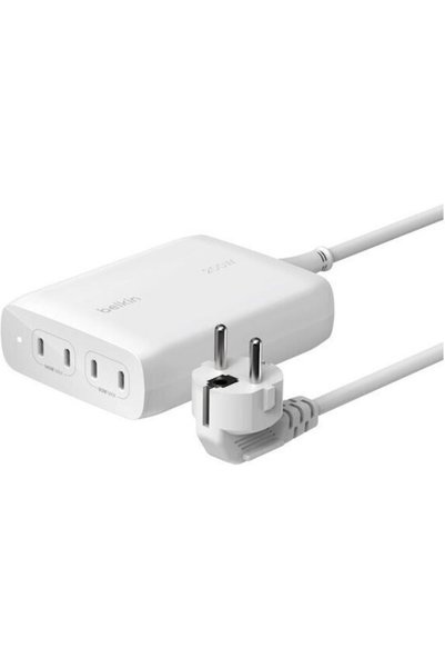 Belkin Boostcharge Pro Φορτιστής Laptop USB-C 200W για Apple με Αποσπώμενο Κα...