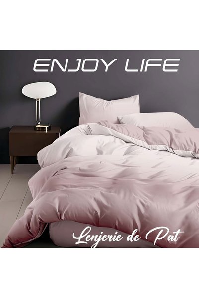 Ralex Lenjerie pat Finet Enjoy Life 6 piese cu husă saltea 160x200 sau 180x20...