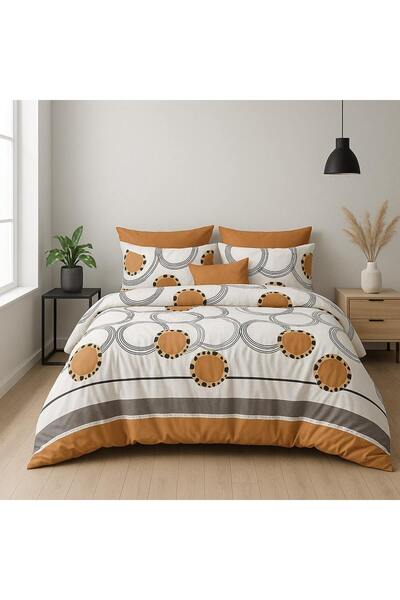 Ralex ELVO Double bed linen 4 pieces Bed Sheet sheet 230x250 cm, Duvet 200x23...