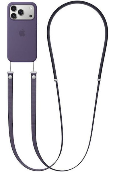 Apple Λουράκι χιαστί και λαιμού για κινητά τηλέφωνα, Μωβ