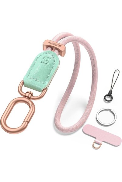 SURPHY Phone Wrist Strap, Keychain Wristlet, Anti Theft Wrist Lanyard with Ph...