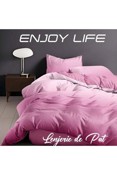 Ralex Lenjerie pat Finet Enjoy Life 6 piese cu husă saltea 160x200 sau 180x20...