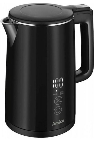 AMICA Βραστήρας 1.5λτ 2200W Μαύρο Κωδικός: KF 6012