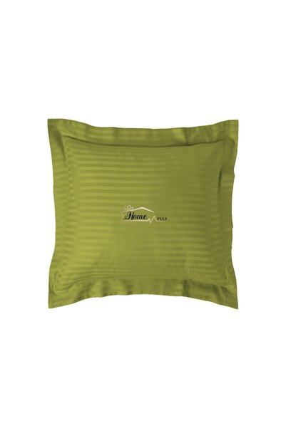 HomePuls Дамаска полипамучна калъфка за възглавница с 1 см райе, 40 x 40 см и...