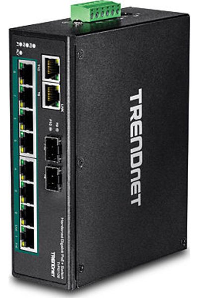 TRENDnet TI-PG102 Μη διαχειριζόμενος διακόπτης L2 PoE Plus με 8 θύρες Gigabit...