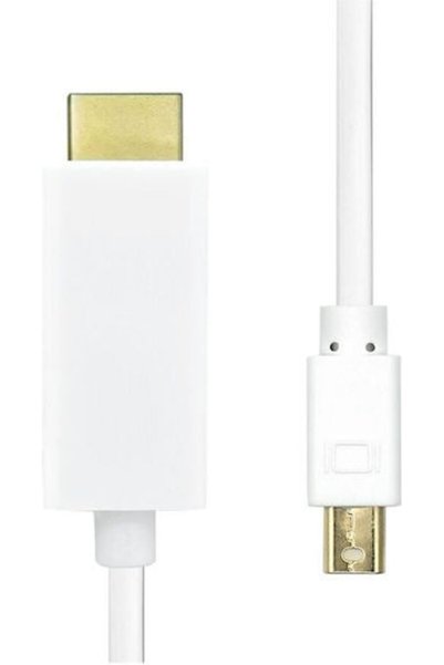 ProXtend Καλώδιο Mini DisplayPort 1.2 σε HDMI 3μ Λευκό MDP1.2-HDMI-003W