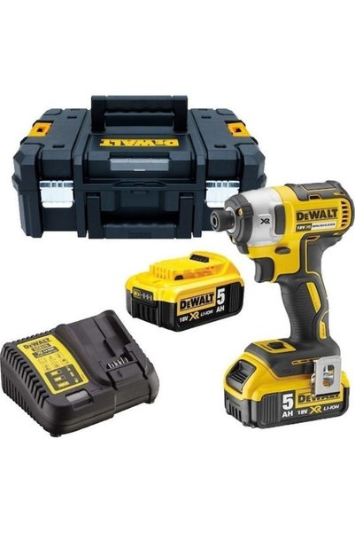 Dewalt DCF887P2 Κρουστικό Κατσαβίδι Μπαταρίας Χωρίς Ψήκτρες 18V 2x5Ah
