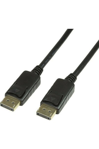 LogiLink CV0077 Καλώδιο DisplayPort Αρσενικό σε Αρσενικό DisplayPort 10μ Μαύρο
