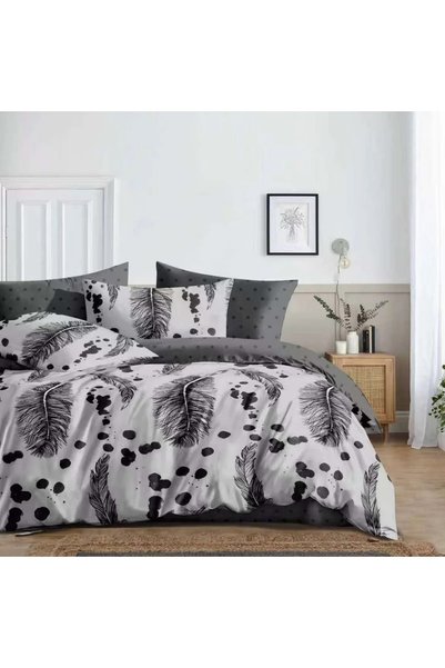 Ralex Finet Cotton Double Duvet Cover Set 6 pieces 220x240 cm, Duvet 200x220 ...