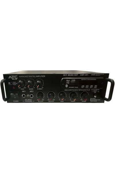 ATC AMP-301 Ενσωματωμένος Επαγγελματικός Ενισχυτής 25W/100V Εξοπλισμένος με U...