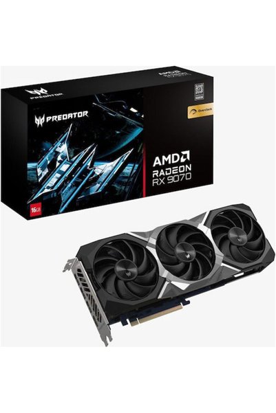ACER Radeon RX 9070 16GB GDDR6 Predator BiFrost Κάρτα Γραφικών Κωδικός: DP.Z4...