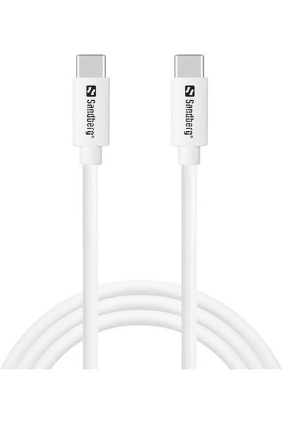 Sandberg Καλώδιο USB 2.0 USB-C αρσενικό - USB-C 65W Μαύρο 1μ (336-52)