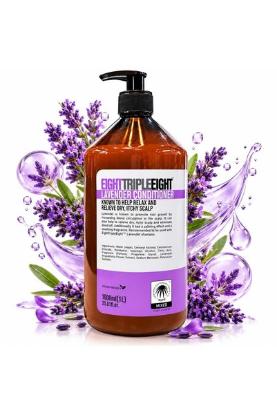 EIGHT TRIPLE EIGHT EightTripleEight Lavender Conditioner 1000ml (1L) – Moistu...