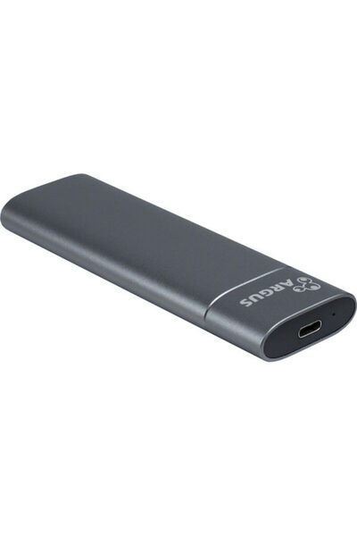 Inter-Tech GD-MS013 Θήκη για Σκληρό Δίσκο M.2 SATA III με Σύνδεση Type-C Γκρι...