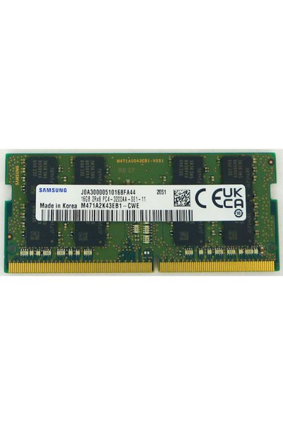 Samsung DDR4 με μονάδα 1x16GB και ταχύτητα 3200 για φορητό υπολογιστή Κωδικός...