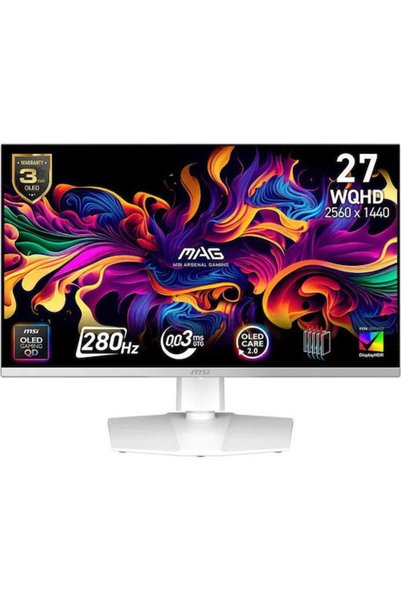 MSI 272QPWDE Οθόνη Gaming OLED HDR 26.5 " QHD 2560x1440 280Hz με Χρόνο Απόκρι...