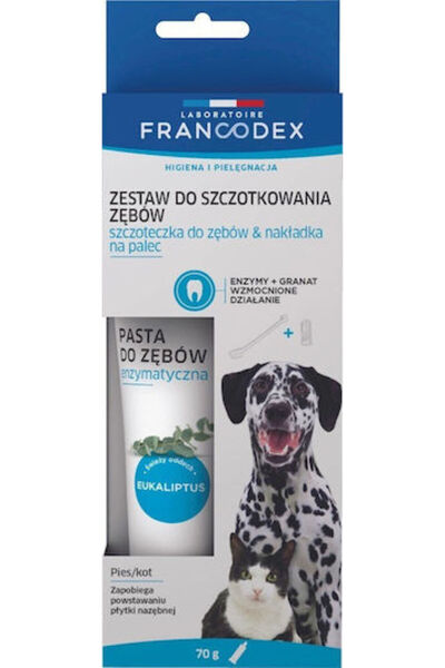 Francodex Οδοντόβουρτσα Σκύλου με Φύλλο Δάφνης και Μέντα για Μικρόσωμες Φυλές...