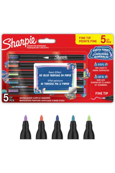 Sharpie Ακρυλικός Μαρκαδόρος σε Γήινες Αποχρώσεις