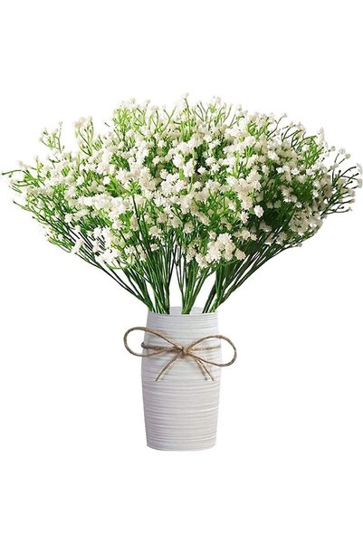 TERRIFI ٦ قطع من زهور الجيبسوفيلا الاصطناعية (Baby's Breath) - باقات زهور بمل...