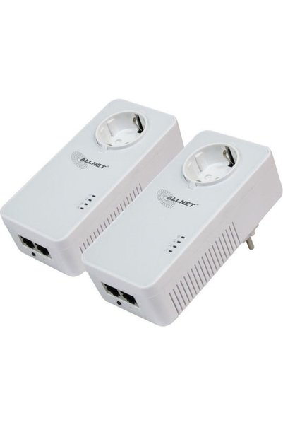 ALLNET ALL1681205v2 Διπλό Κιτ Διπλής Σύνδεσης Powerline Ενσύρματο και 2 Θύρες...