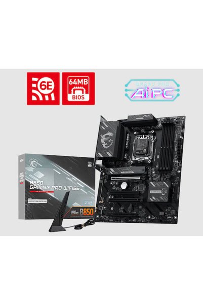 MSI B850 Gaming Pro WIFI6E Μητρική πλακέτα ATX με υποδοχή AMD AM5 7E89-001R