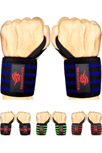 GENERAL DEMONSTER Wrist Wraps/Wrist Support for Weightlifting - 24” Premium Q...
