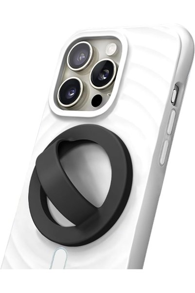 MAKINGTEC Silicone Magnetic Phone Grip - Finger Loop Design Ring for iPhone B...