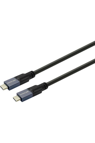 VivoLink Καλώδιο USB 2.0 USB-C Αρσενικό - USB-C Μαύρο 6μ