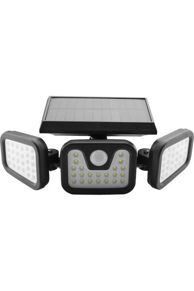 Entac SMD Επιτοίχιο Ηλιακό Φωτιστικό 15W 600lm με Αισθητήρα Κίνησης και Φωτοκ...