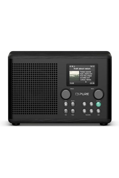 Pure Κλασικό Φορητό Ηλεκτρικό Ραδιόφωνο H4i DAB+ με Bluetooth και USB, Μαύρο