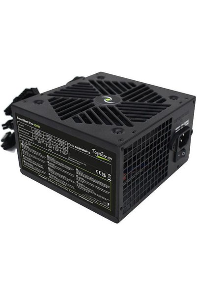 Tecnoware επισκευασμένος 2.31 650W Μαύρο Τροφοδοτικό Υπολογιστή Πλήρως Ενσύρμ...