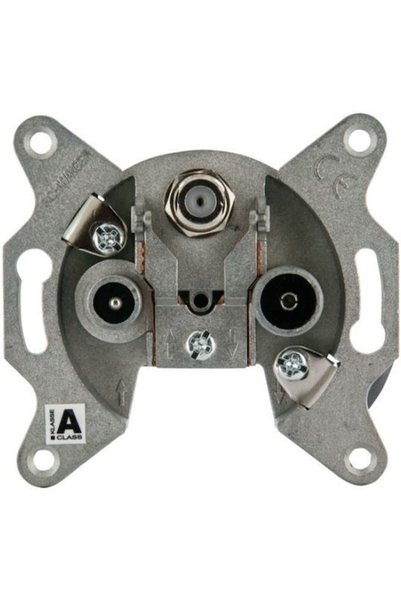 Schwaiger Μονή Διακλαδωτική Υποδοχή SAT 2.5 dB Σετ DSE950531