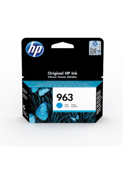 HP 963 Γνήσιο Μελάνι Εκτυπωτή InkJet Κυανό (3JA23AE)