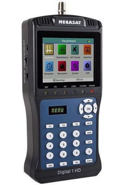 megasat Ψηφιακός 1 HD Satfinder & Μετρητής Σήματος Δορυφόρου, Μοντέλο Satfind...