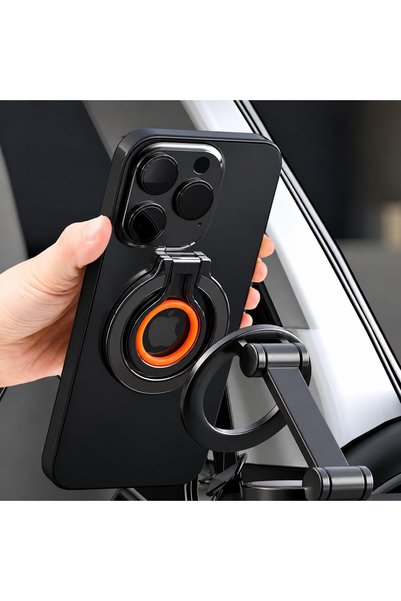 Generic حامل هاتف مغناطيسي مع حلقة سيليكون لسهولة الاستخدام، خفيف الوزن وعملي...