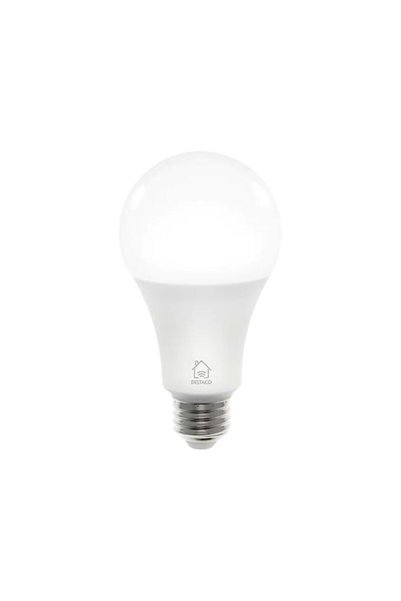 DELTACO Έξυπνη λάμπα LED 9W για ντουί E27 Ρυθμιζόμενο λευκό 806lm Ρυθμιζόμενη...
