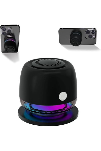 AZONEE مكبر صوت لاسلكي مقاوم للماء IPX67 مع حامل مغناطيسي، 6 أضواء LED ملونة،...