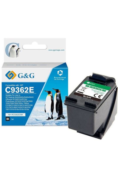 G&G Συμβατό Μελάνι Εκτυπωτή Inkjet HP Hp 336 C9362ee XL 220 Σελίδες 5ml Μαύρο...