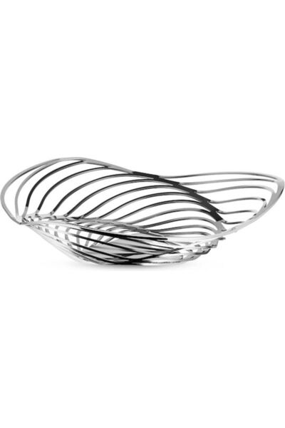 Alessi Μεταλλικός Στρογγυλός Διακοσμητικός Δίσκος 33x33εκ.
